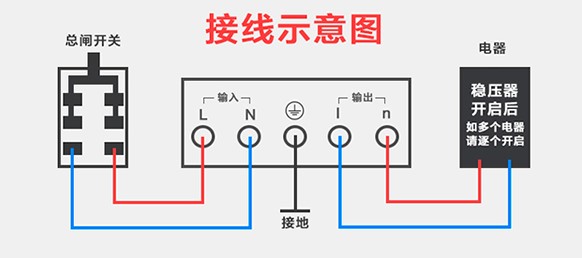 三相稳压器接线图