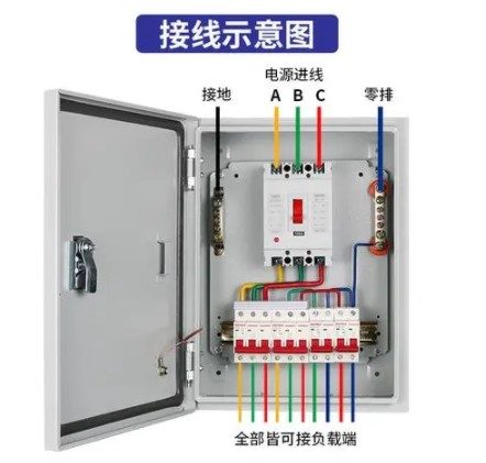 ups電源配電箱接線(xiàn)圖解示意圖
